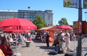 ヘルシンキの市場(夏)