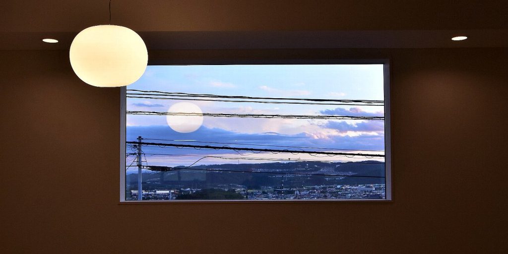 そら景色が広がる家