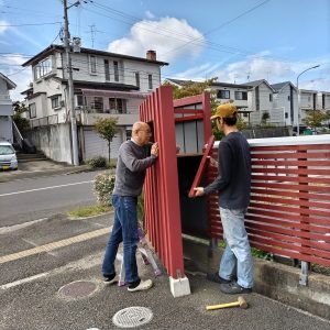 化粧直し中 その2 相談中