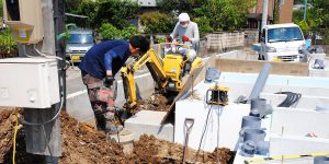 [大家族に乾杯！の家]　基礎完了から設備工事へ