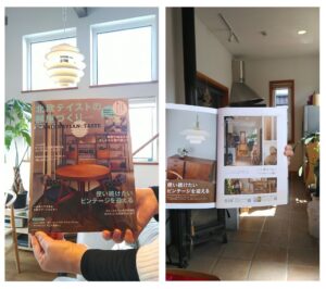 ‘’北欧テイストの部屋づくり” 掲載されました。